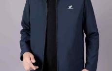 富贵鸟2021外套男爸爸装春秋薄款翻领夹克男商务休闲中老年男装