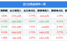 卫宁健康10月12日主力资金净买入1379.41万元