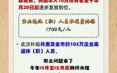 每人1700元!青岛企业离退(职)休人员2021年取暖费本月发放