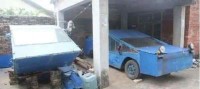 广西一78岁老人自制“海陆两栖”神车_刚上路就被交警喊停