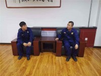 武山消防大队大队长与离退消防员开展谈心交心活动